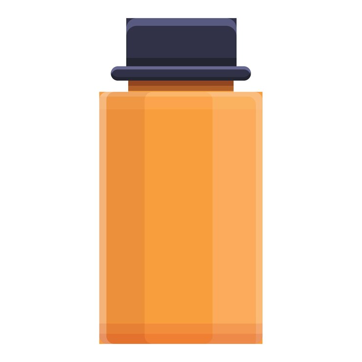 Vector icono de botella de atleta caricatura de icono de vector de botella de atleta para diseño web aislado sobre fondo blanco