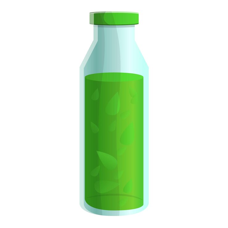 Vector icono de botella de bebida de espinaca icono vectorial de botella de bebida de espanaca para el diseño web aislado en fondo blanco
