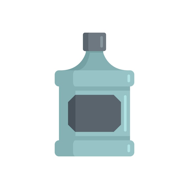 Icono de botella de bebida Ilustración plana del icono de vector de botella de bebida para diseño web