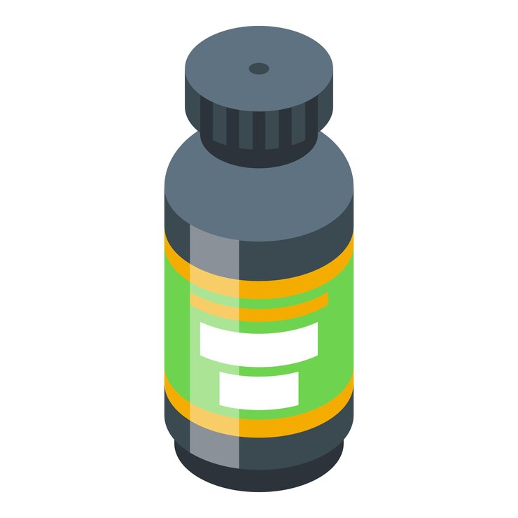 Vector icono de botella de cápsula de nutrición deportiva isométrico de icono de vector de botella de cápsula de nutrición deportiva para diseño web aislado sobre fondo blanco