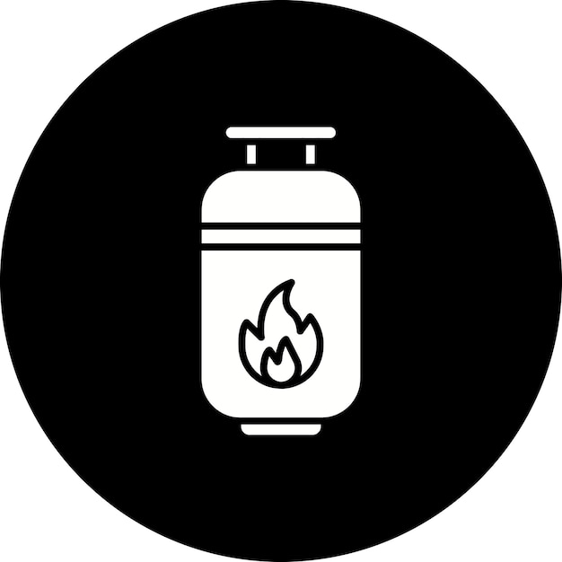 Icono de la botella de gas