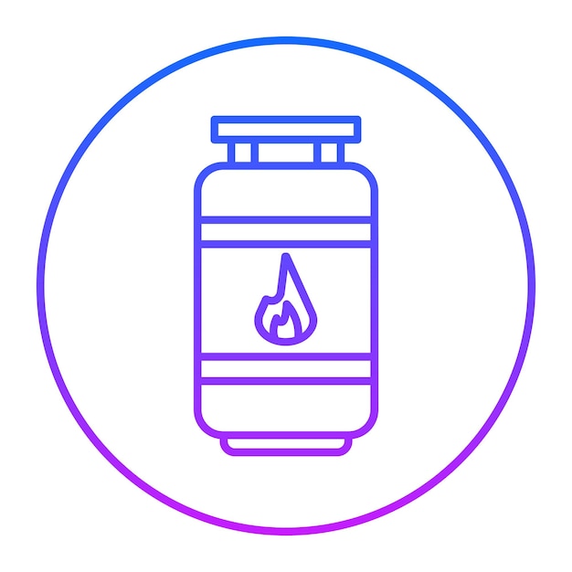 Icono de la botella de gas