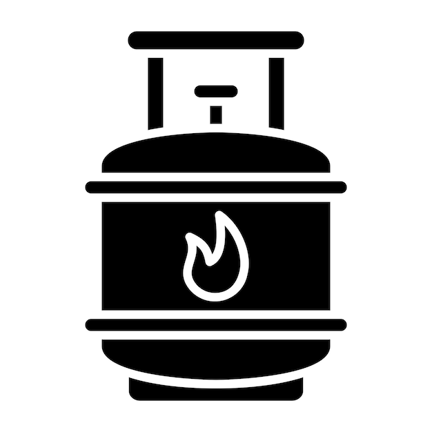 Icono de la botella de gas