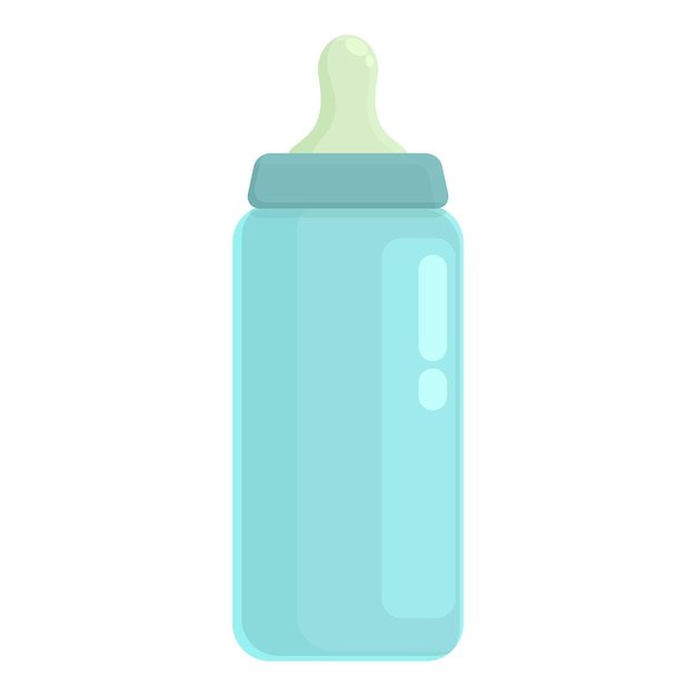 Icono de botella de leche vector de dibujos animados fiesta de género niño feliz