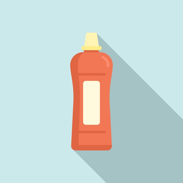 Icono de botella más limpia Ilustración plana del icono de vector de botella más limpia para diseño web