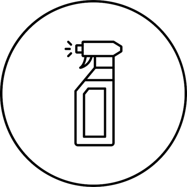Icono de la botella de pulverización