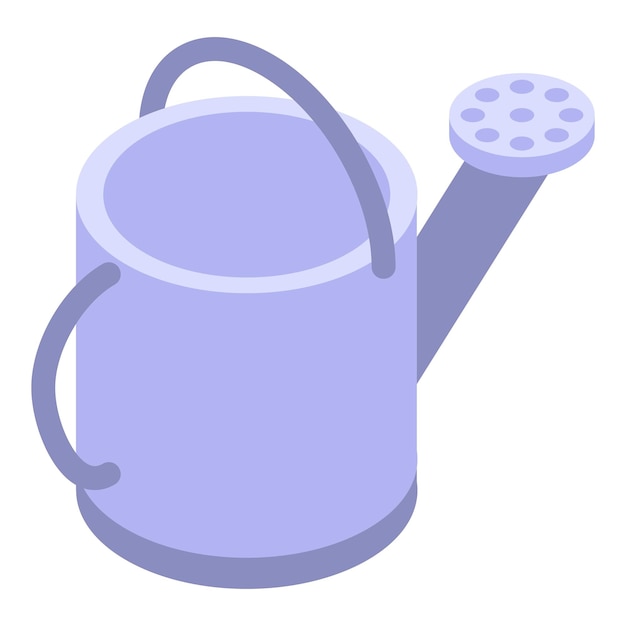 Icono de botella de riego Isométrico del icono vectorial de botilla de riego para diseño web aislado en fondo blanco