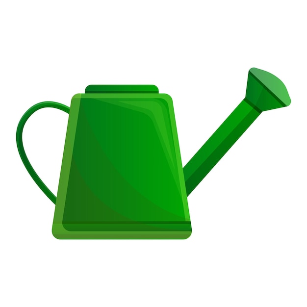 Vector icono de botella de riego verde icono vectorial de botella de riego verde para el diseño web aislado sobre fondo blanco