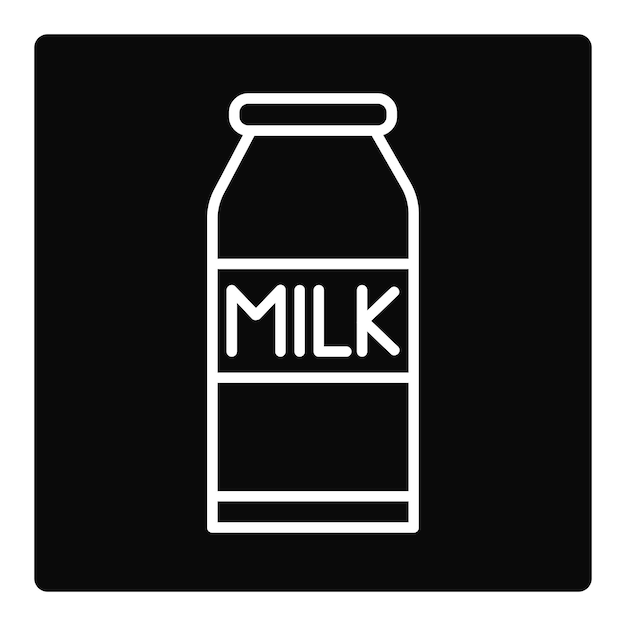 Icono de las botellas de leche
