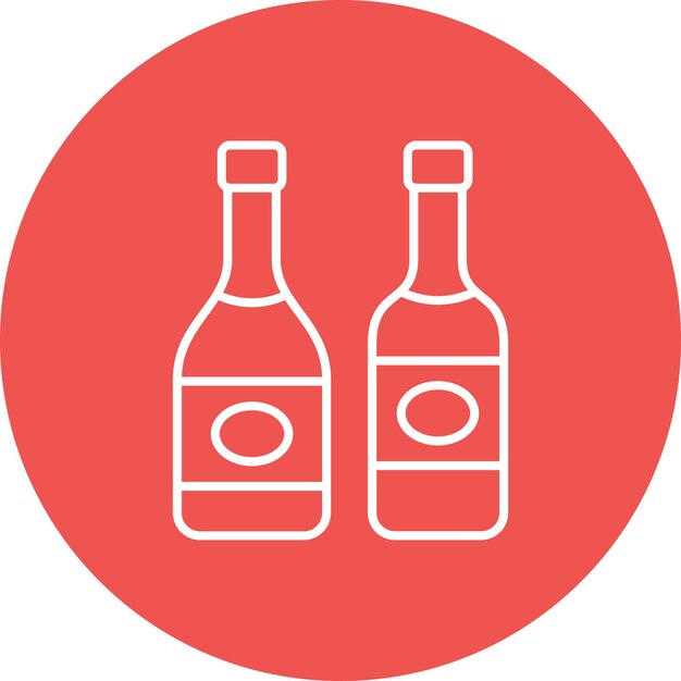 Icono de las botellas de vino