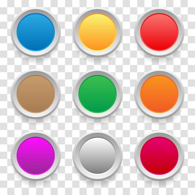 Icono de botón redondo