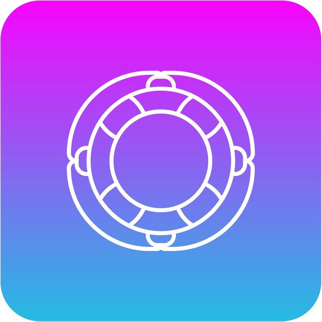 Icono de la boya de la vida