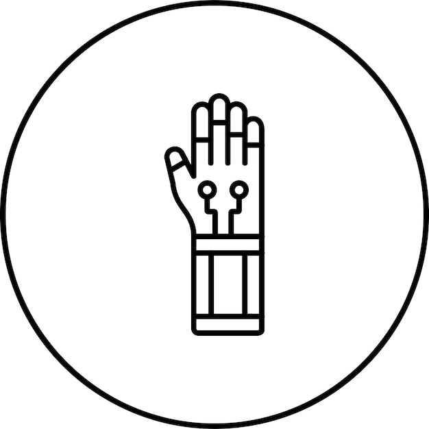 El icono del brazo biónico