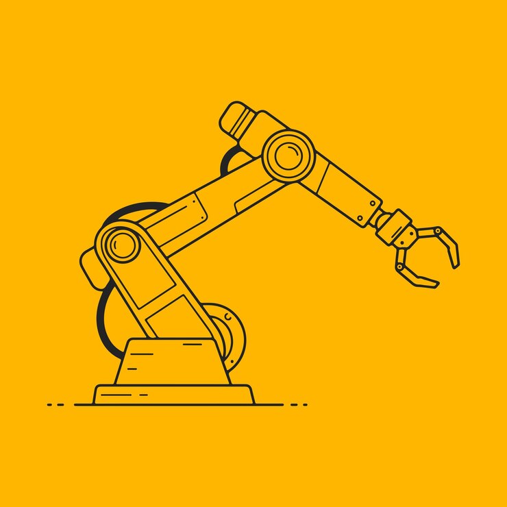 Vector icono de brazo de robot icono vectorial editable aislado que se puede usar en sitios web y aplicaciones