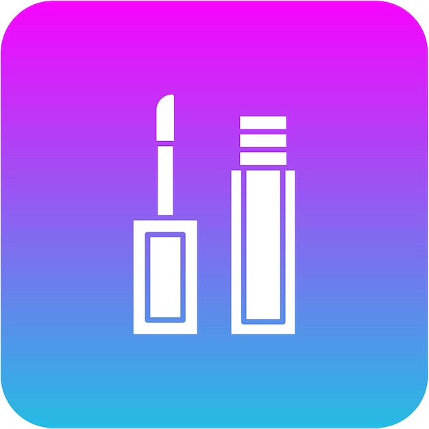 Icono de brillo para los labios
