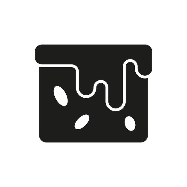 Icono de brownies con un diseño rico e indulgente perfecto para mejorar la panadería de postres