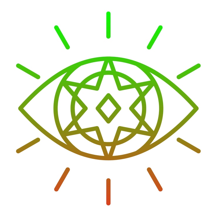Vector el icono de la brujería