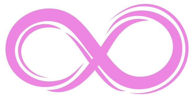 Icono de bucle infinito. Símbolo de movimiento sin fin. Logotipo de ciclo