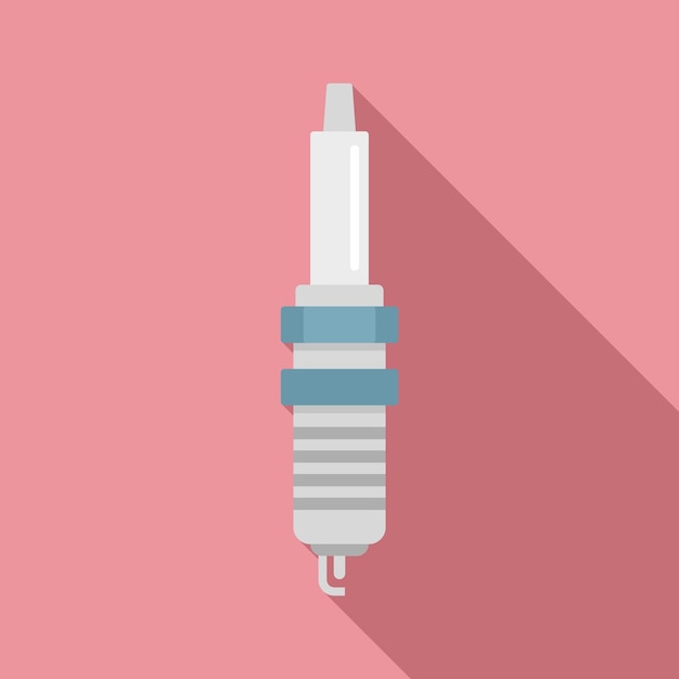 Icono de bujía Ilustración plana del icono de vector de bujía para diseño web