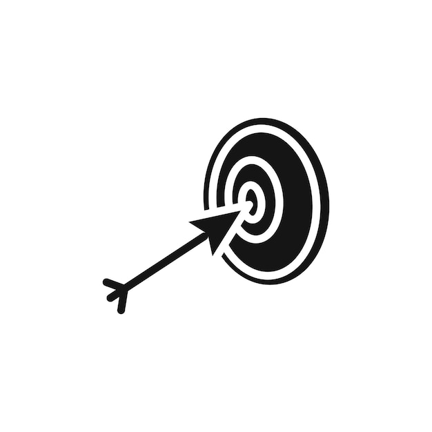 Icono de Bullseye Colección de arte de línea delgada