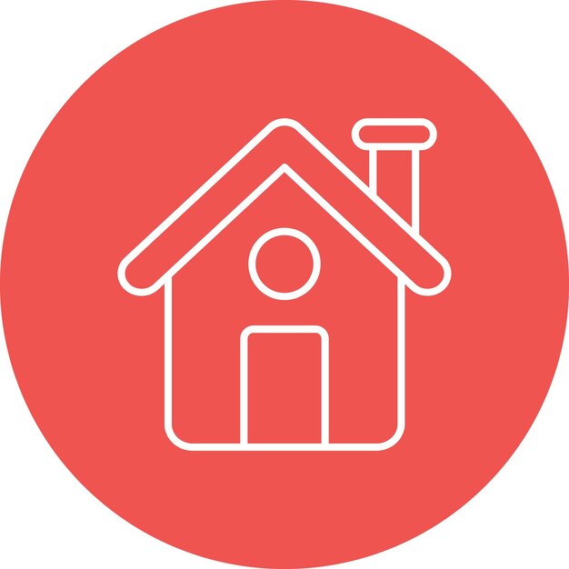 El icono del bungalow