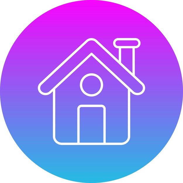 El icono del bungalow