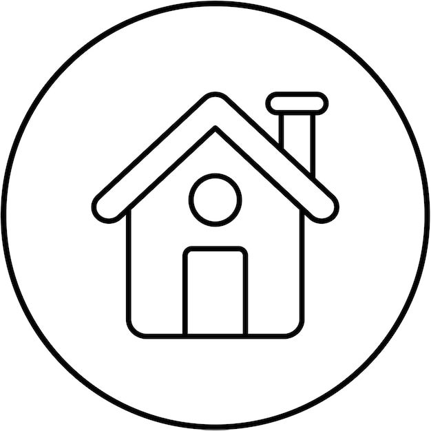 El icono del bungalow
