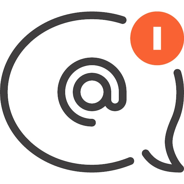 icono de burbuja de mensaje