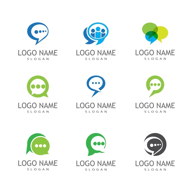 Icono de burbuja de voz para proyectos de diseño gráfico