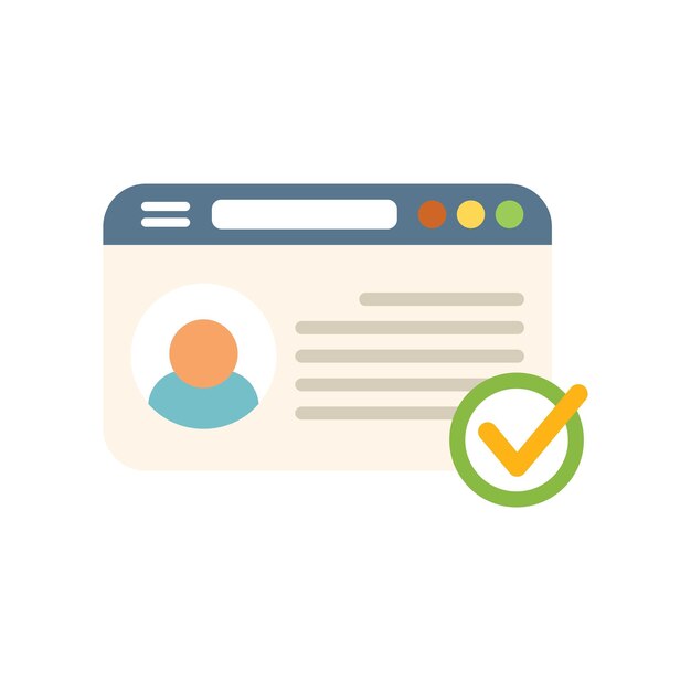 Icono de búsqueda de empleo web vector plano Empleo en línea carrera en Internet aislado