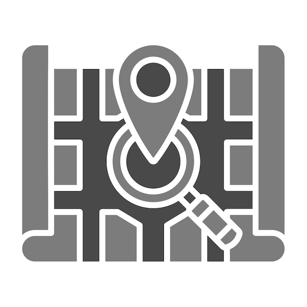 Icono de búsqueda en el mapa