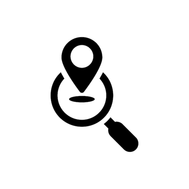 Icono de búsqueda en el mapa