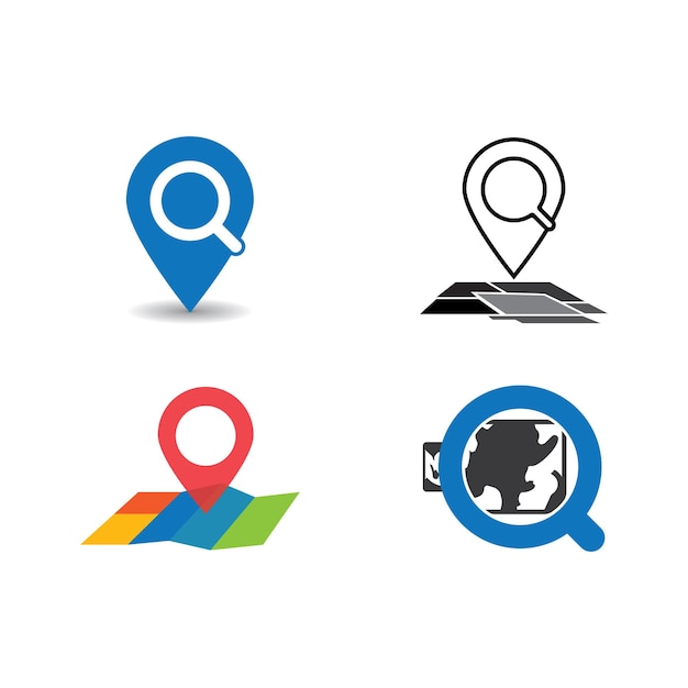 Icono de búsqueda en el mapa