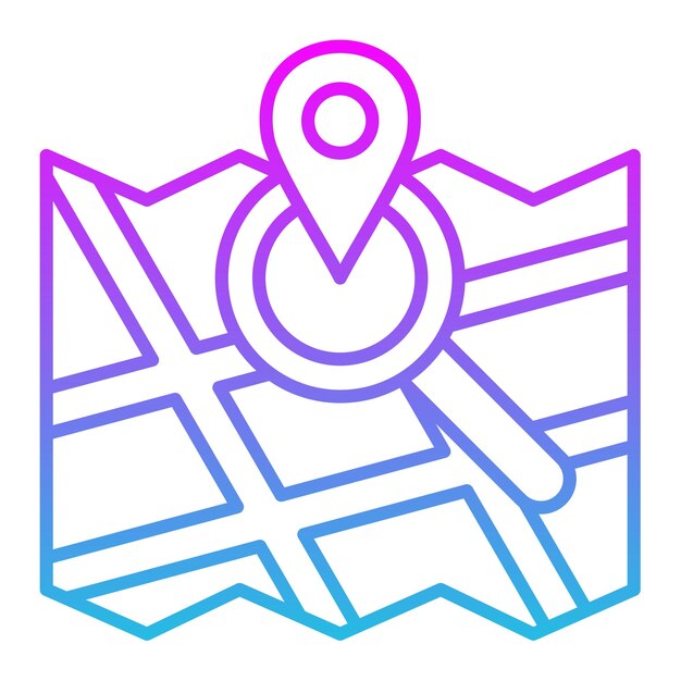 Icono de búsqueda en el mapa