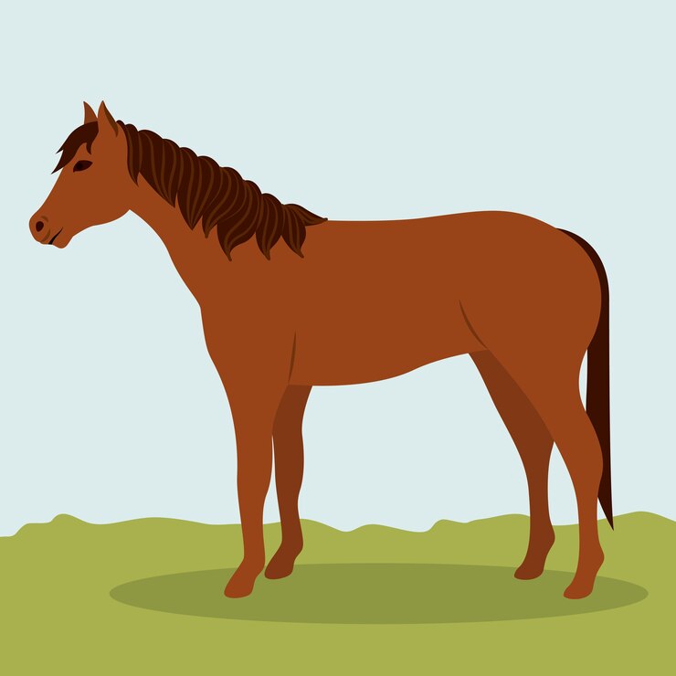 Vector icono de caballo