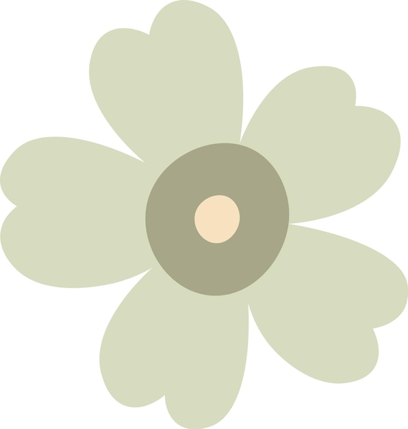 Icono de cabeza de flor