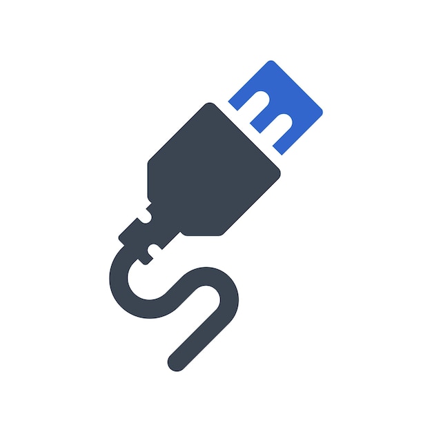 Icono del cable USB