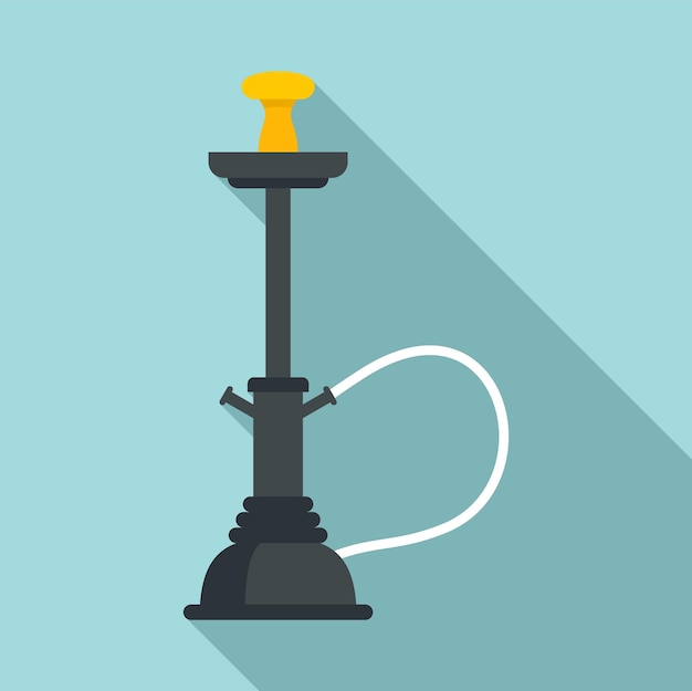 Icono de cachimba turca Ilustración plana del icono de vector de cachimba turca para diseño web
