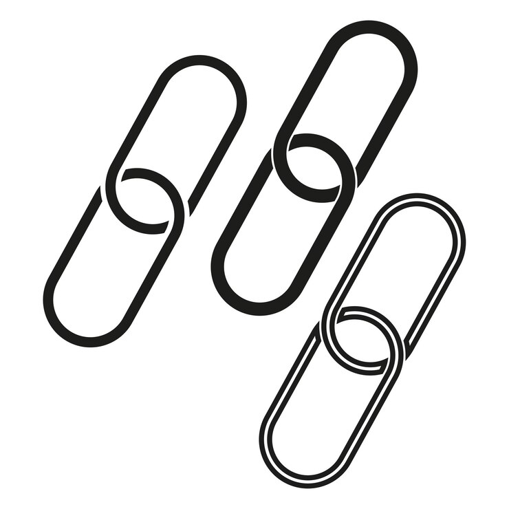 Vector icono de la cadena de enlace ilustración vectorial eps 10 imagen de stock