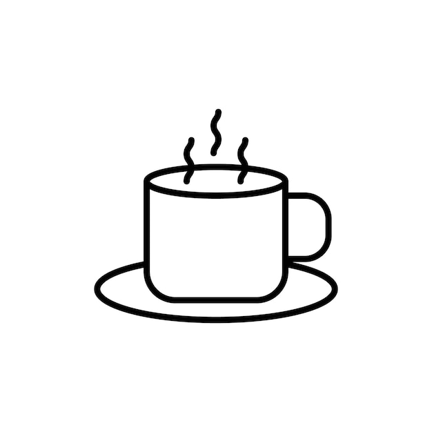 Ícono de café Colección de juegos de relleno plano