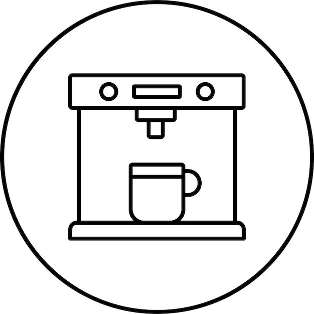 El icono de la cafetera