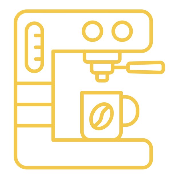El icono de la cafetera