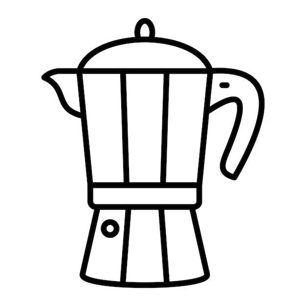 El icono de la cafetera