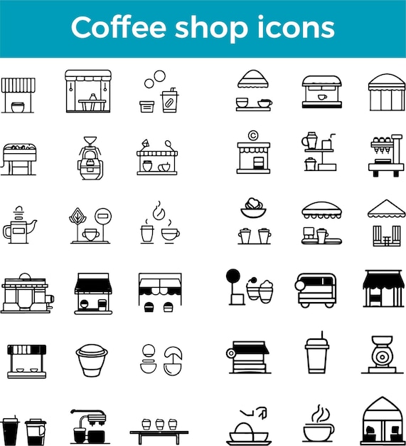 Icono de la cafetería atmósfera acogedora de la café barista servicio vector ilustración de la experiencia de las bebidas calientes