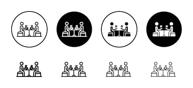 Icono de cafetería que representa áreas de comedor y servicios de alimentos ideal para escuelas, lugares de trabajo e instalaciones de comedor público