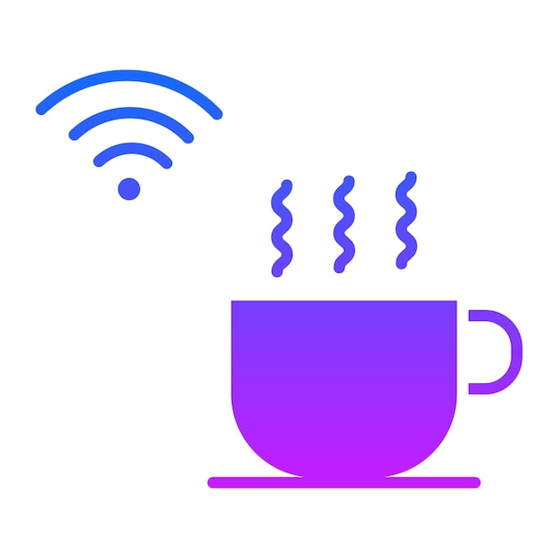 El icono de la cafetería Wifi