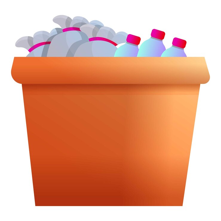 Vector icono de caja de comida de donación caricatura de icono de vector de caja de comida de donación para diseño web aislado sobre fondo blanco