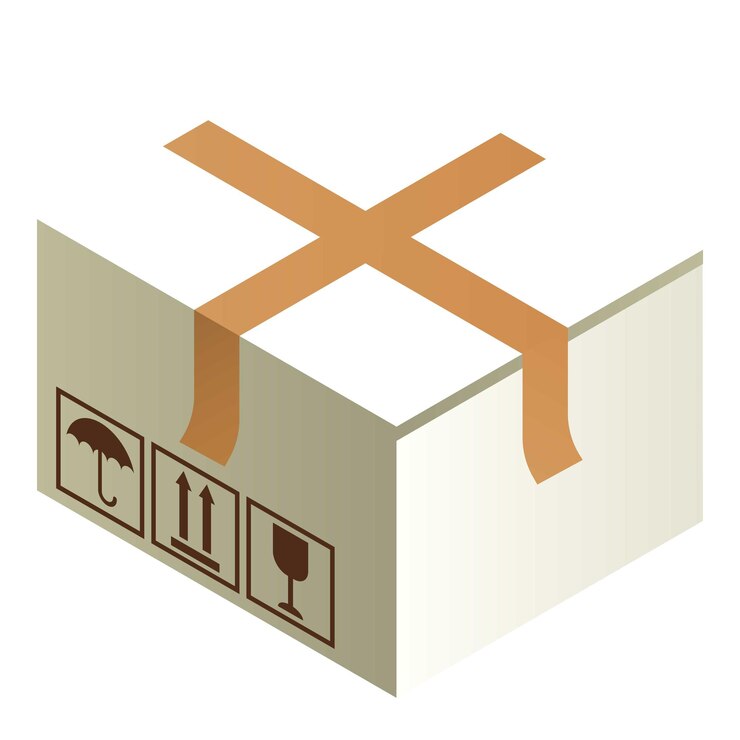 Vector icono de caja de entrega isométrica de icono de vector de caja de entrega para diseño web aislado sobre fondo blanco