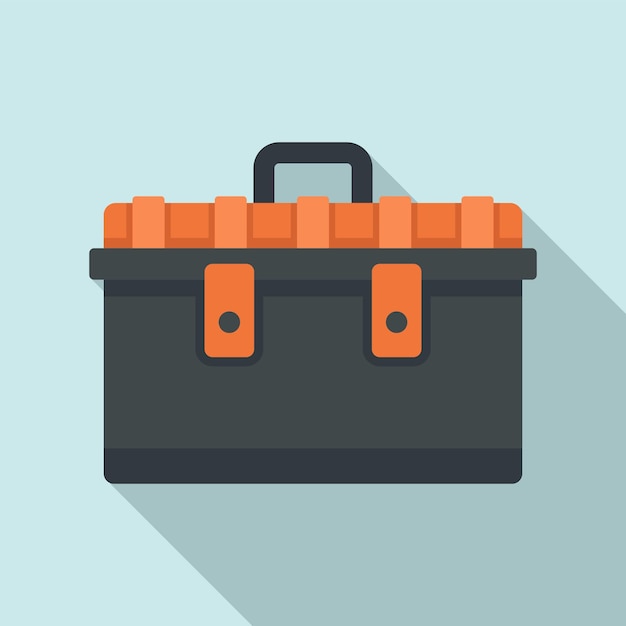 Icono de la caja de herramientas Ilustración plana del ícono vectorial de la Caja de herramientas para el diseño web