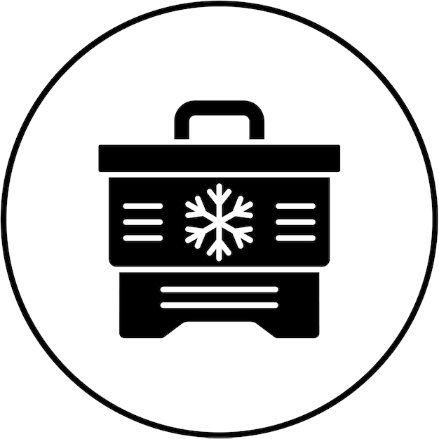 Icono de la caja de hielo